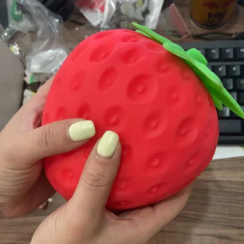 16cm Super Jumbo Strawberry Squishy Slow Rising Antistress Toy Grownups toys stress relief toy stress balls sensory toy