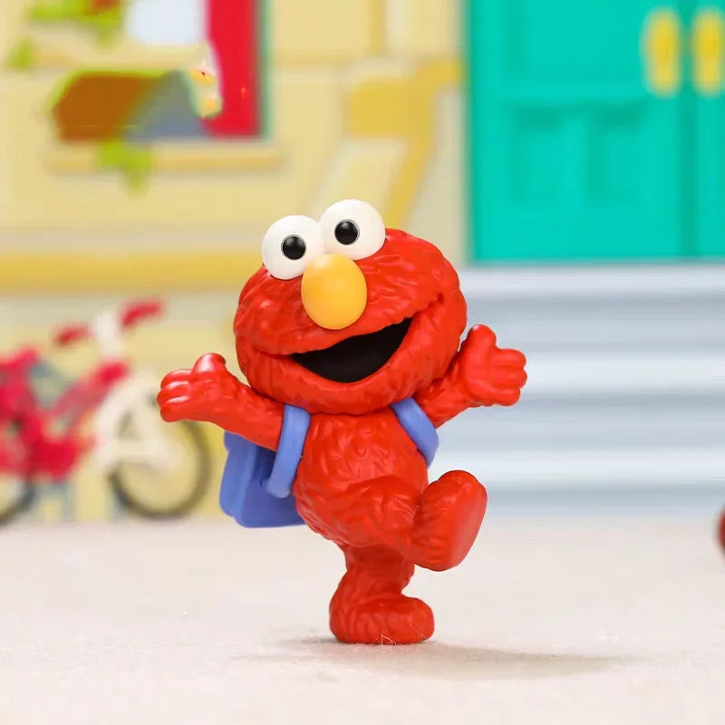 POP MART Sesame Street Basics Genuine Blind Box Mystery Box Guess Bag Toys Doll Cute Anime Figure Desktop