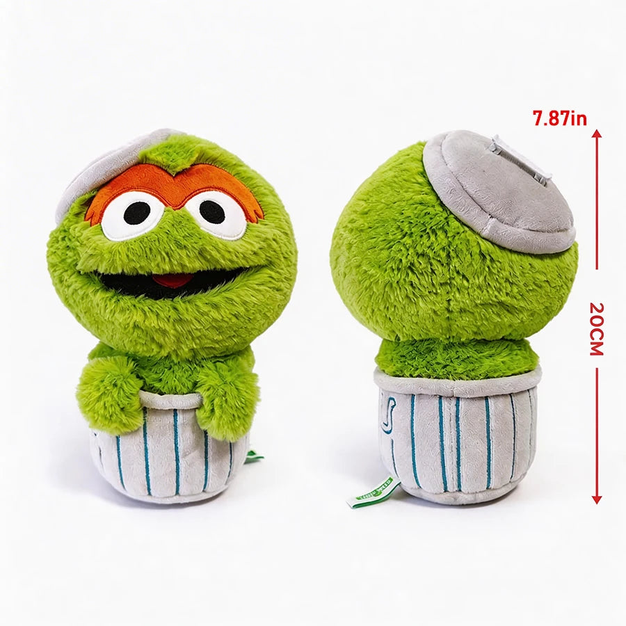 20cm Classic Sesame Street Plush Toy Stuffed Toy Big Bird Elmo Cookie Monster Oscar Official Licensed Soft Doll Lovely Gift