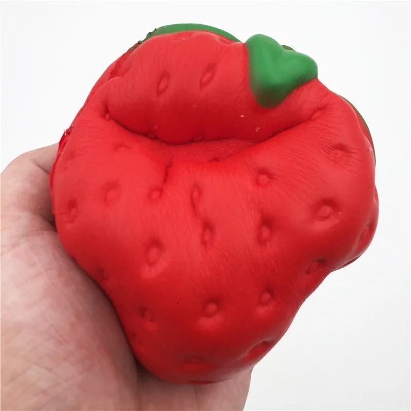 16cm Super Jumbo Strawberry Squishy Slow Rising Antistress Toy Grownups toys stress relief toy stress balls sensory toy