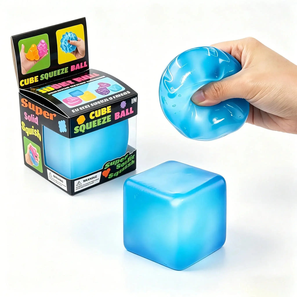 Surprise Box - Assorted Stress Relief Squeeze Toys, Food & Animal Shaped Squishy Balls, Anxiety Relief Sensory Fidget Toys