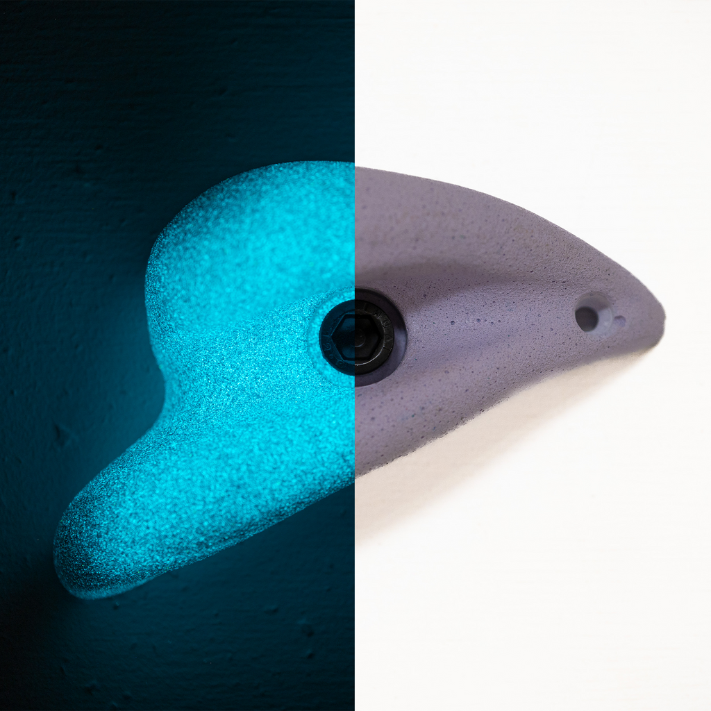 Premium Rock Climbing Holds (Aurora) - Glow-in-the-Dark Rock Climbing Holds