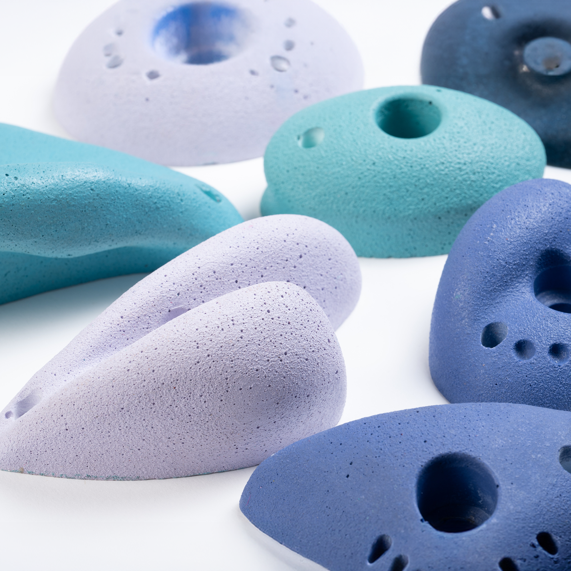 Premium Rock Climbing Holds (Aurora) - Glow-in-the-Dark Rock Climbing Holds
