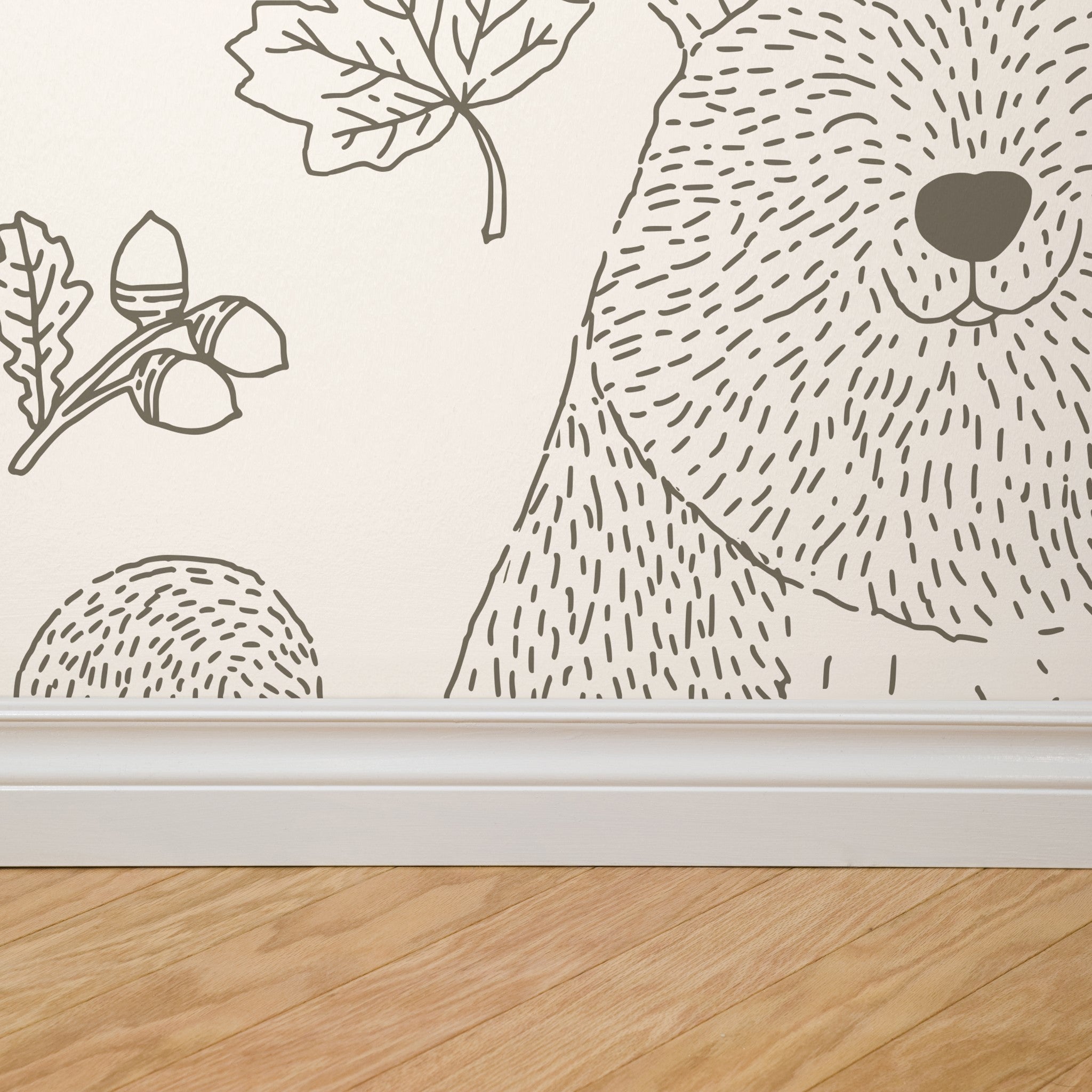 Woodland (Cream) Wallpaper