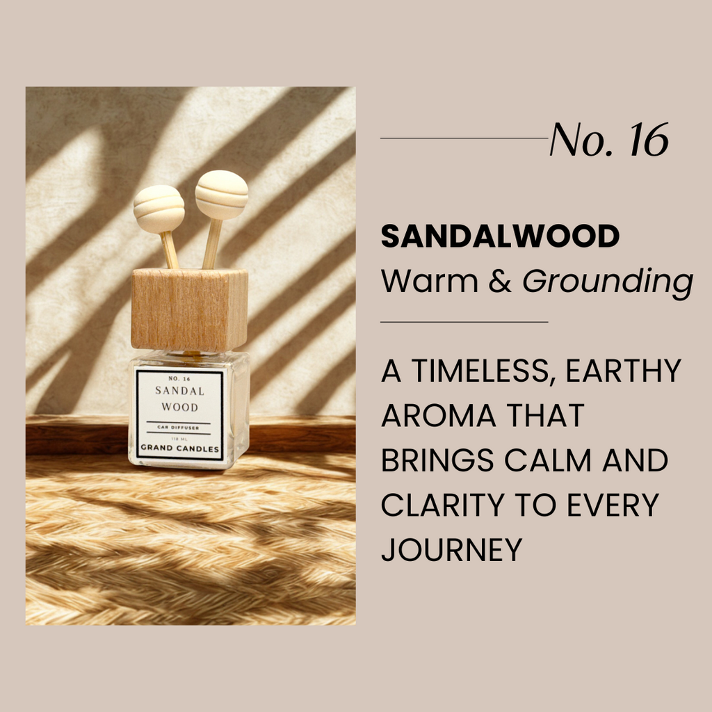 White Sandalwood Car Diffuser