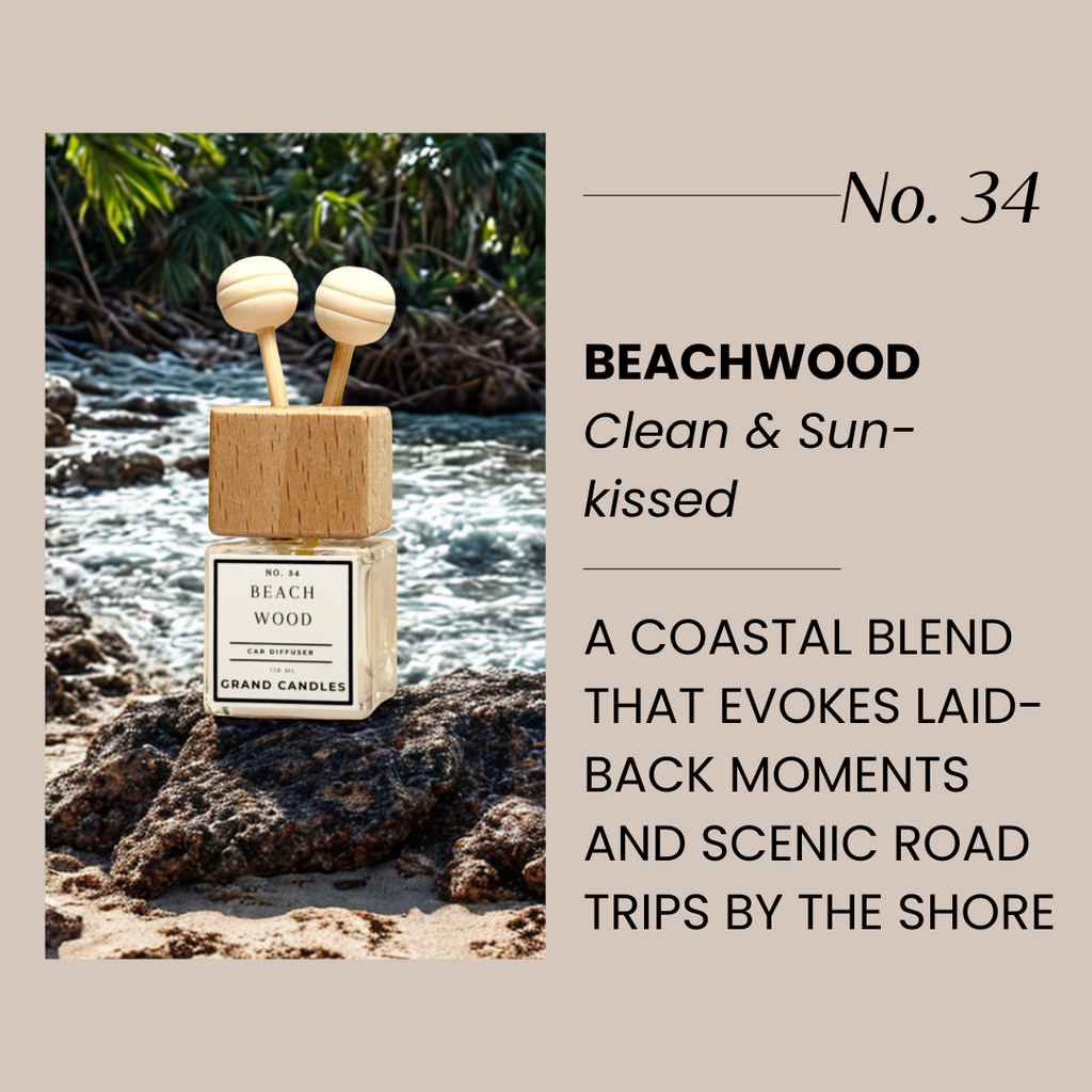 Beachwood + Sea Salt Car Diffuser