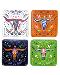 Longhorn Coasters, Set of 4
