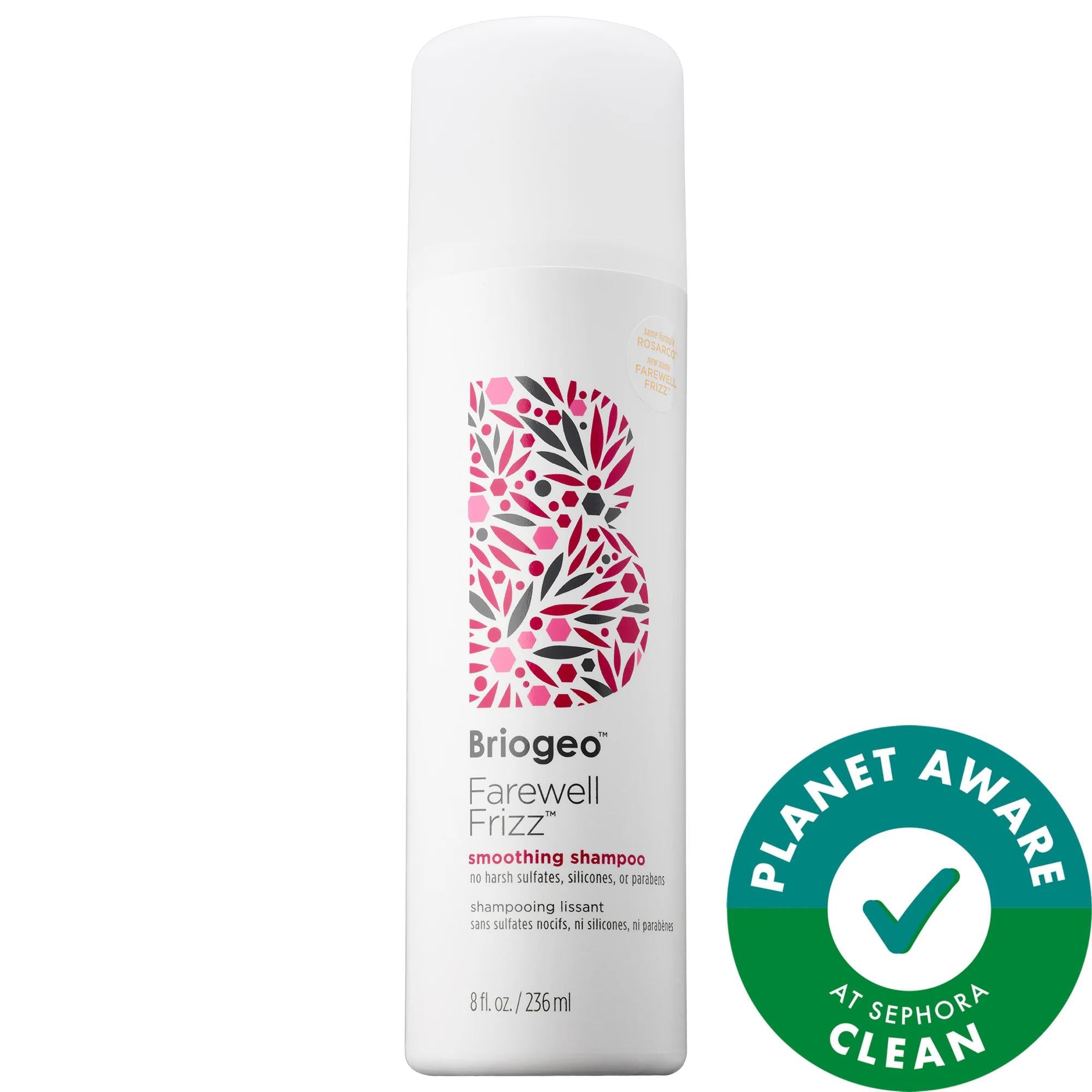Briogeo Farewell Frizz Smoothing Shampoo - Sulfate-Free, Vegan, Cruelty-Free Hair Care for Dry, Frizzy Hair