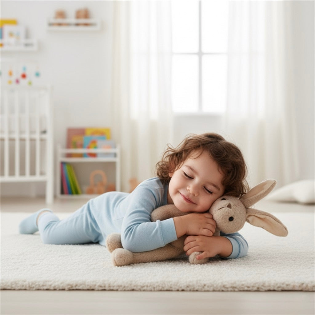 Long Ear Bunny Stuffed Animal - 14" Ultra Soft Plush | Cream