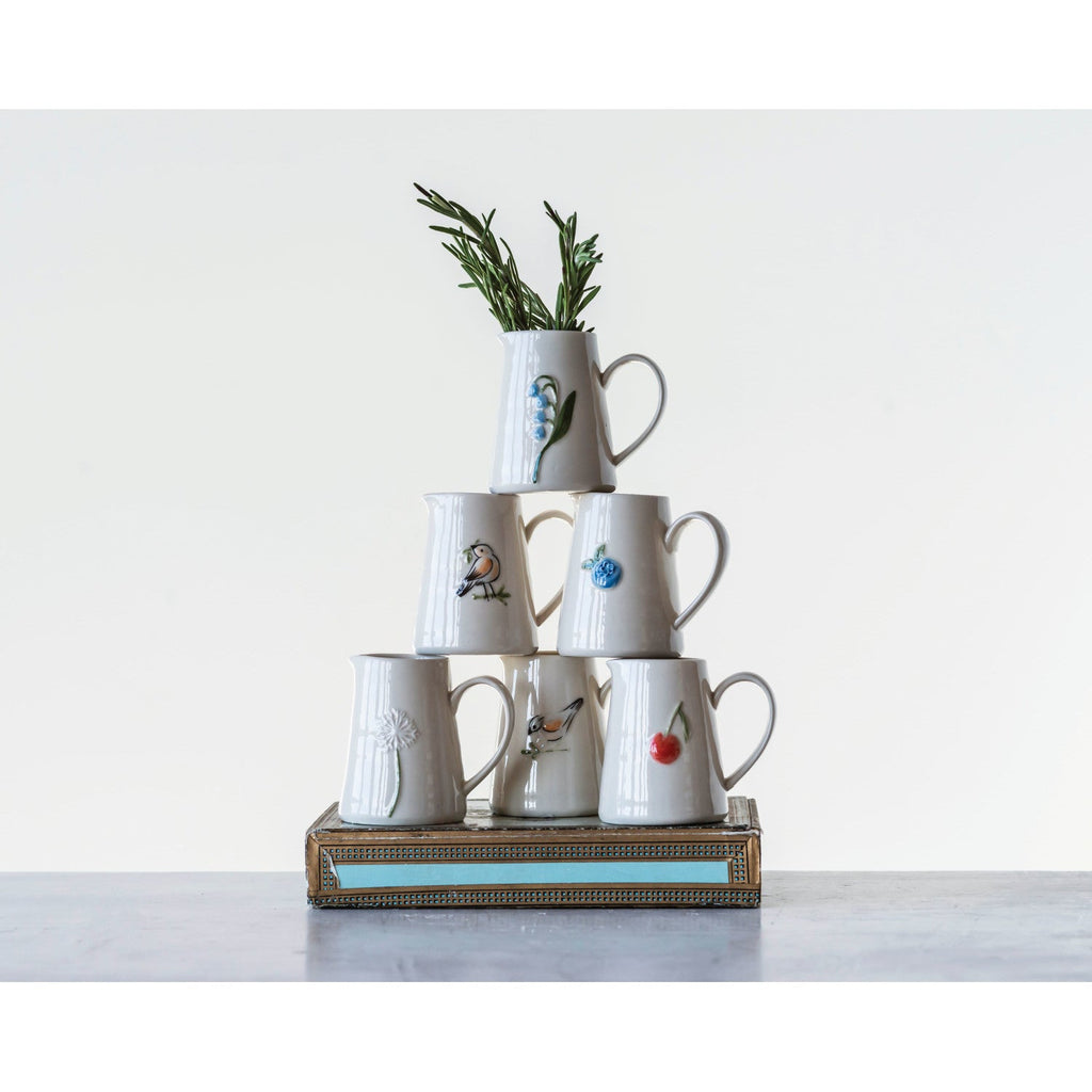 Mini Hand-Painted Ceramic Creamer