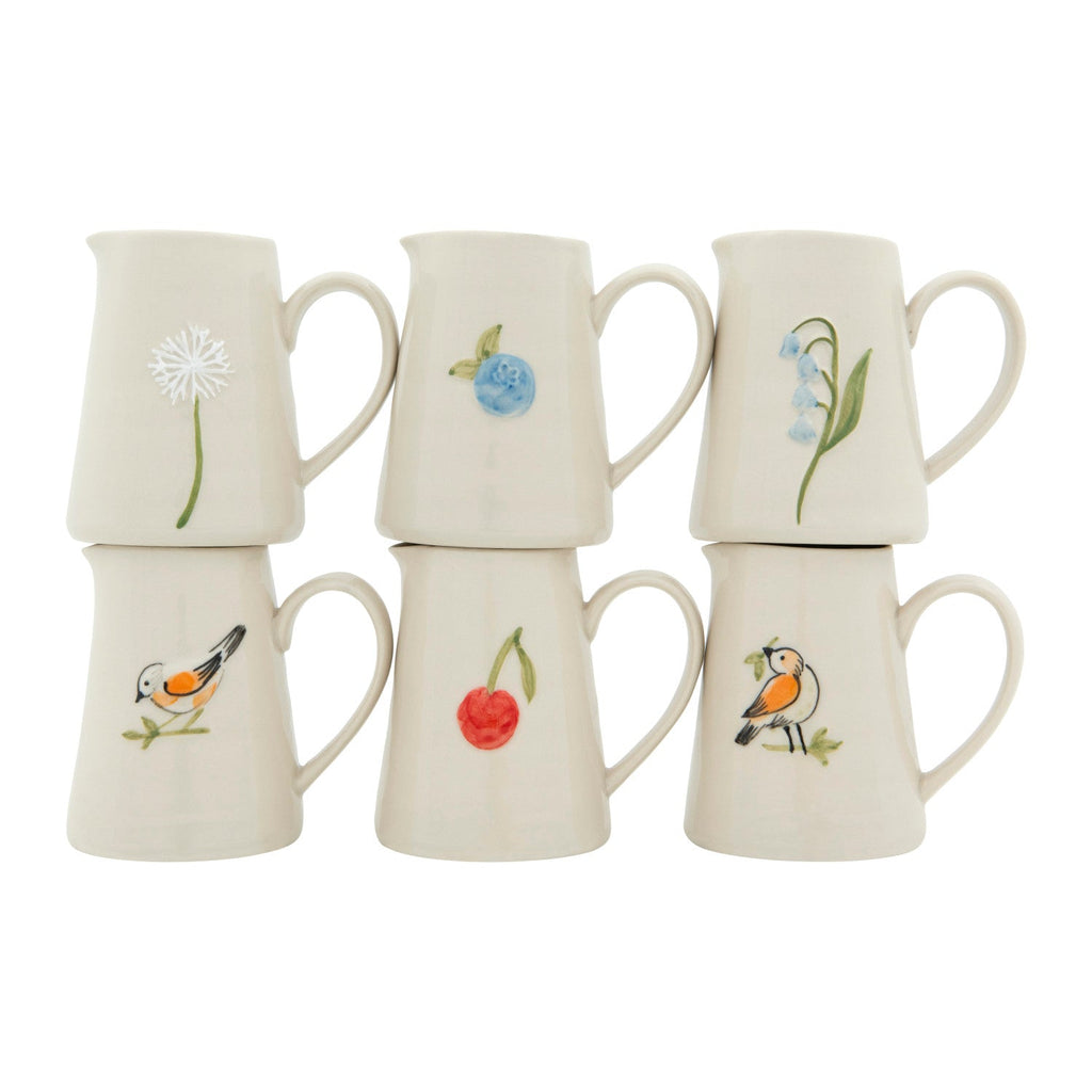 Mini Hand-Painted Ceramic Creamer