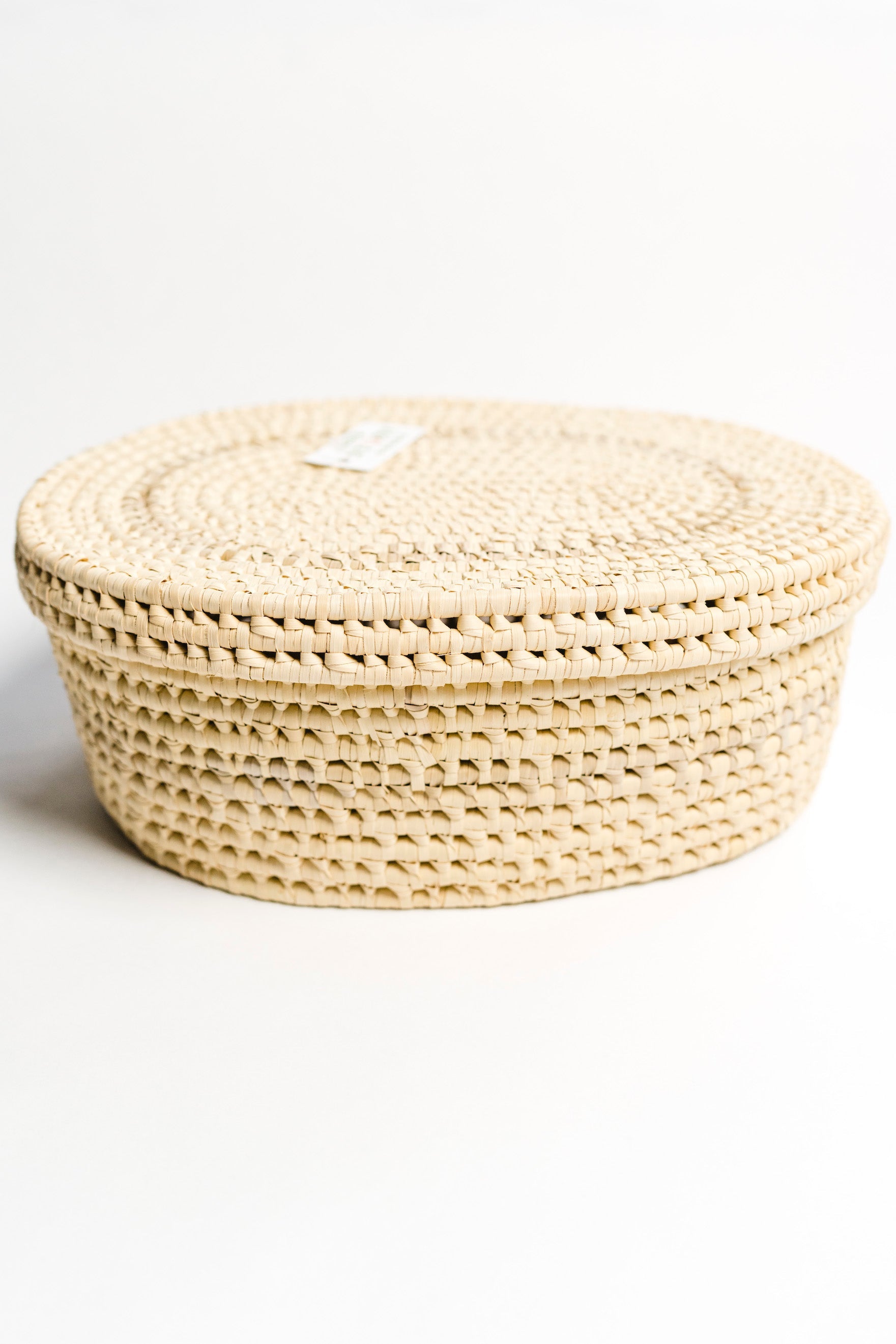 Oval Basket With Lid