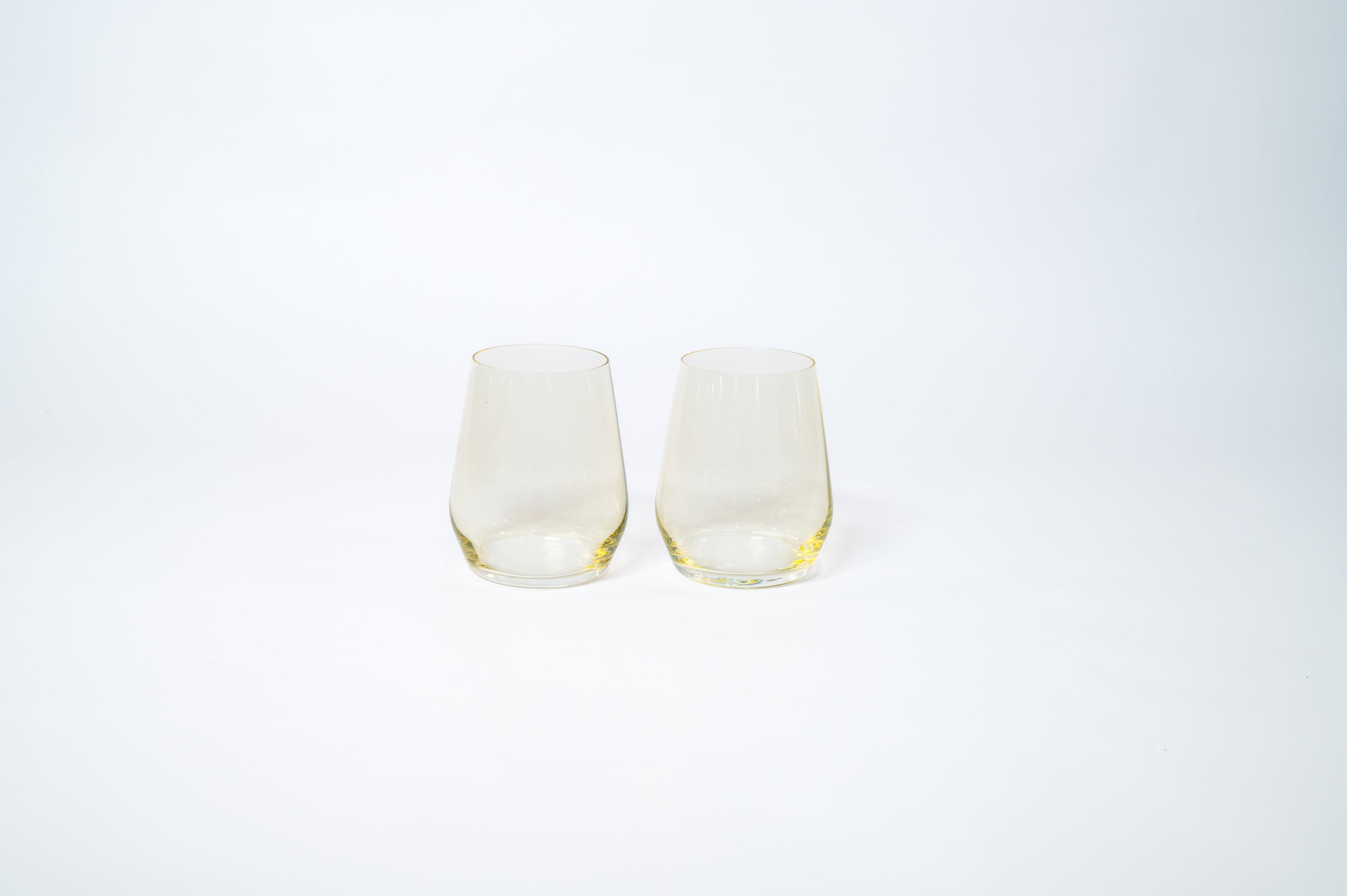 Lemon Drop - Colored Wine Glass