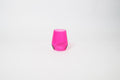 Hot Hot Pink - Stemless Colored Wine Glass