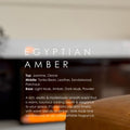 Egyptian Amber Candle