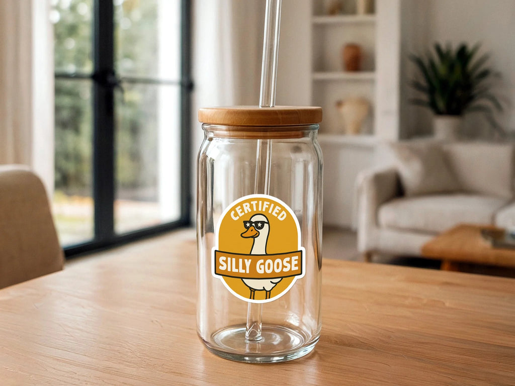 Certified Silly Goose | Funny Silly Goose Sticker | Vinyl