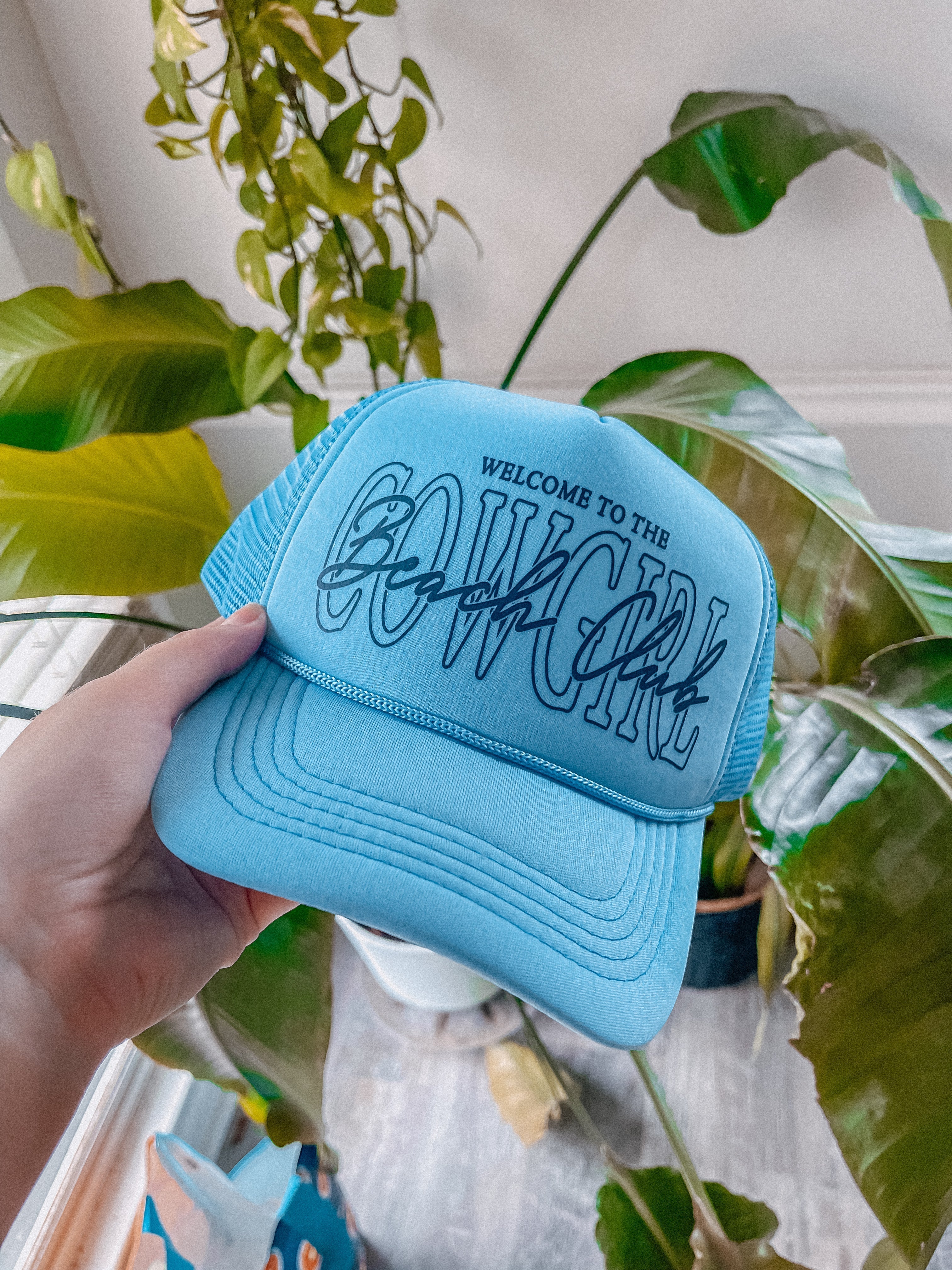 Underground Original Design: Welcome to the Cowgirl Beach Club, Summer Trucker Hat