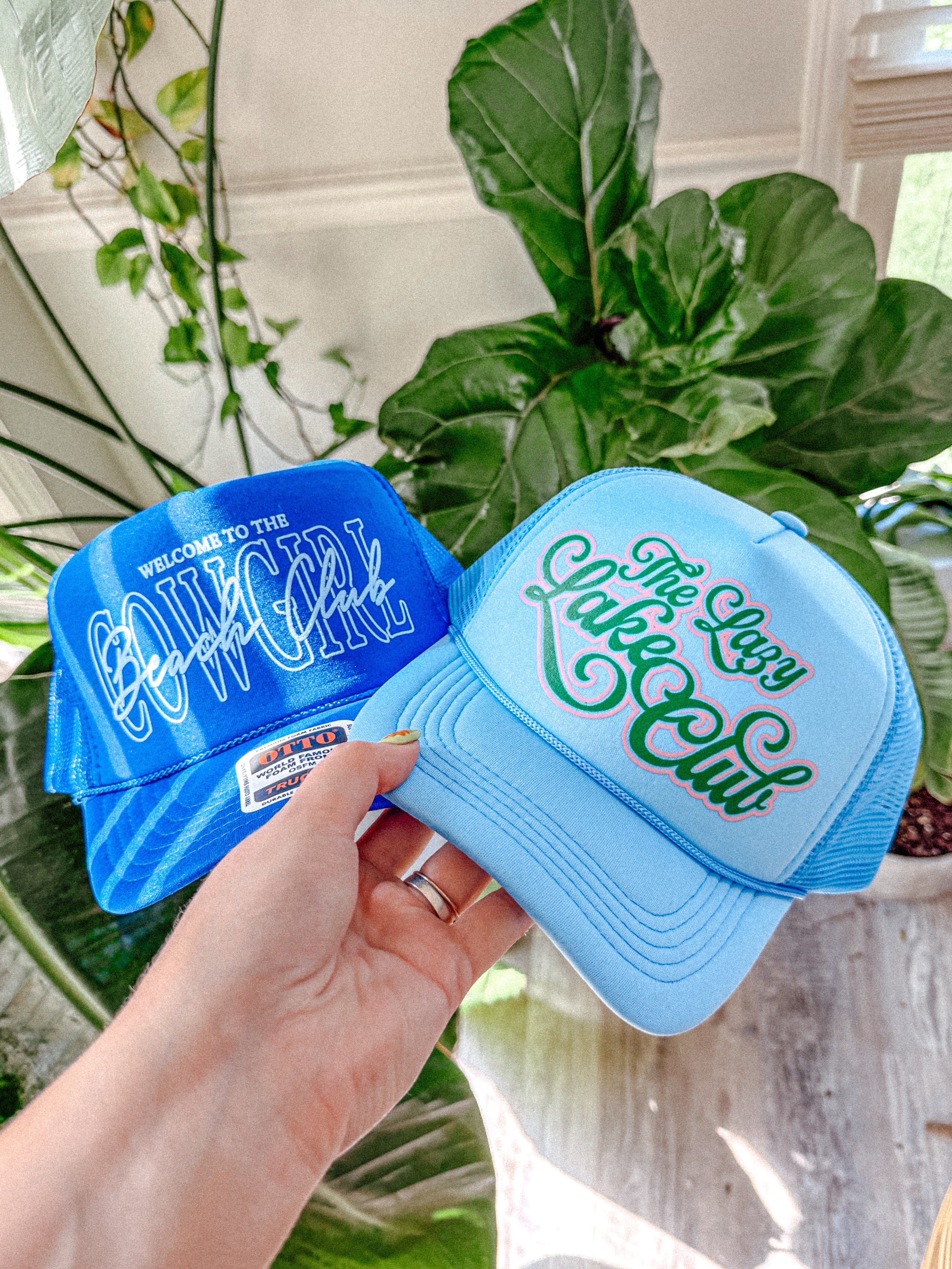 Underground Original Design: Welcome to the Cowgirl Beach Club, Summer Trucker Hat