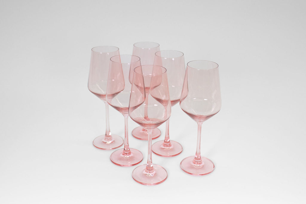 Tickle Me Pink - Stemless Colored Wine Glass