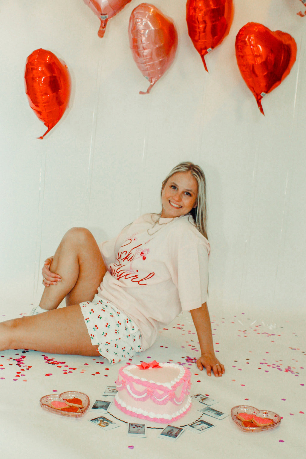 Underground Original Design: Lucky Cowgirl Boxy Cotton TShirt