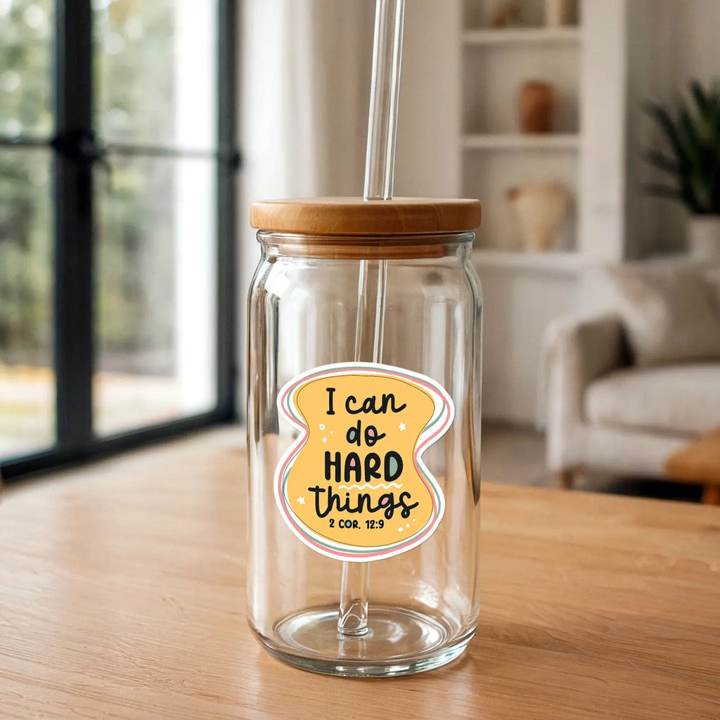 I Can Do Hard Things | Christian Encouragment Sticker