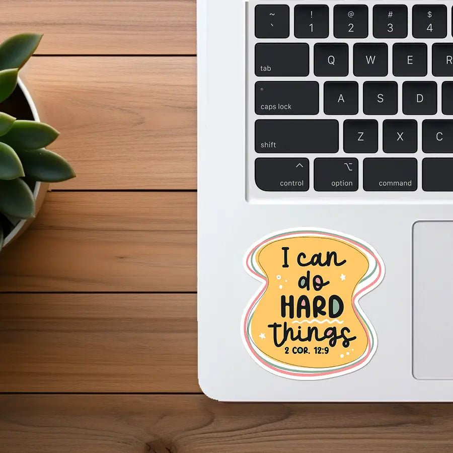 I Can Do Hard Things | Christian Encouragment Sticker