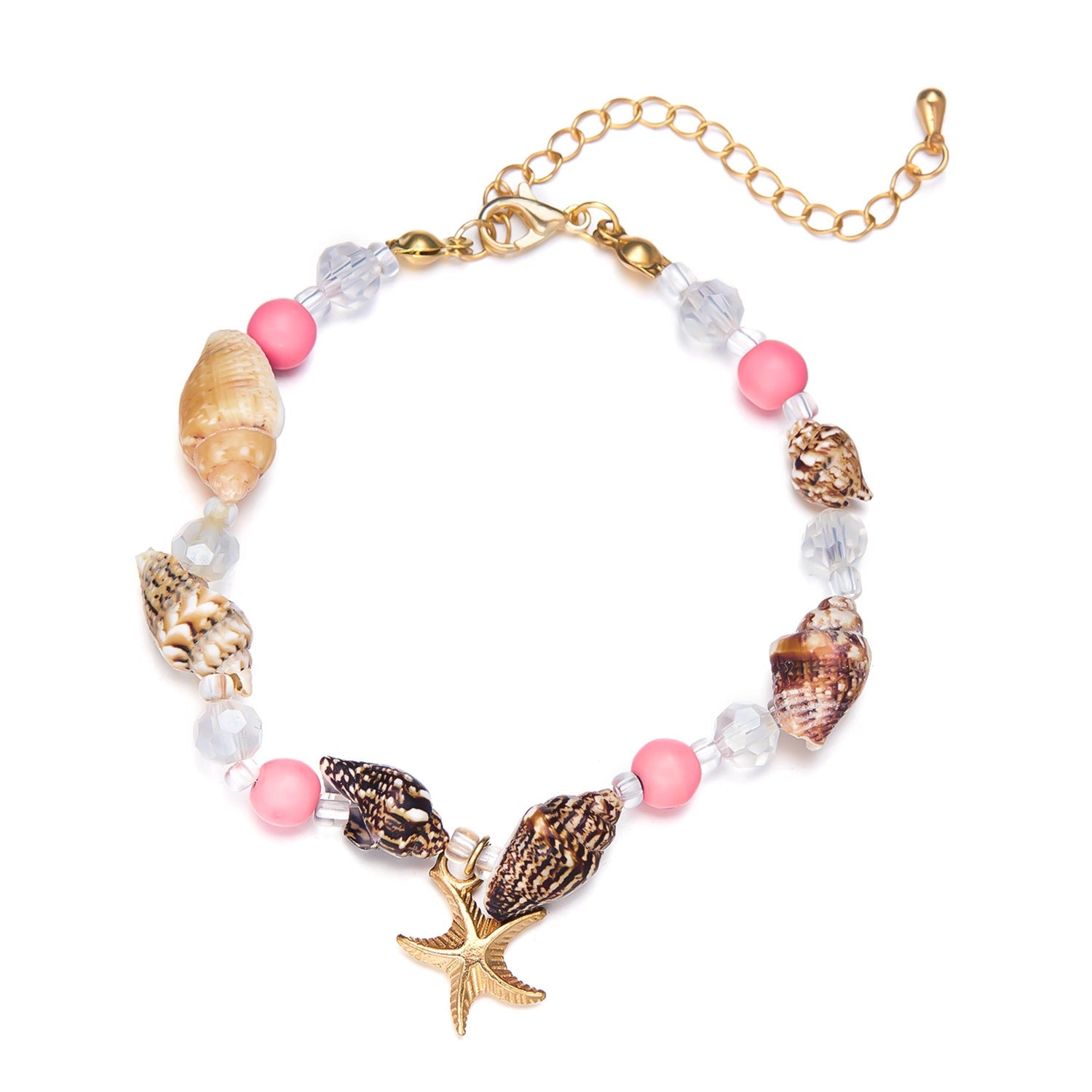 Starfish Shell Conch Beads Summer Beach Bracelets
