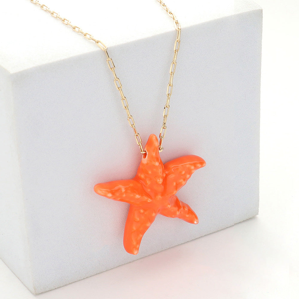 Starfish Pendant Necklace