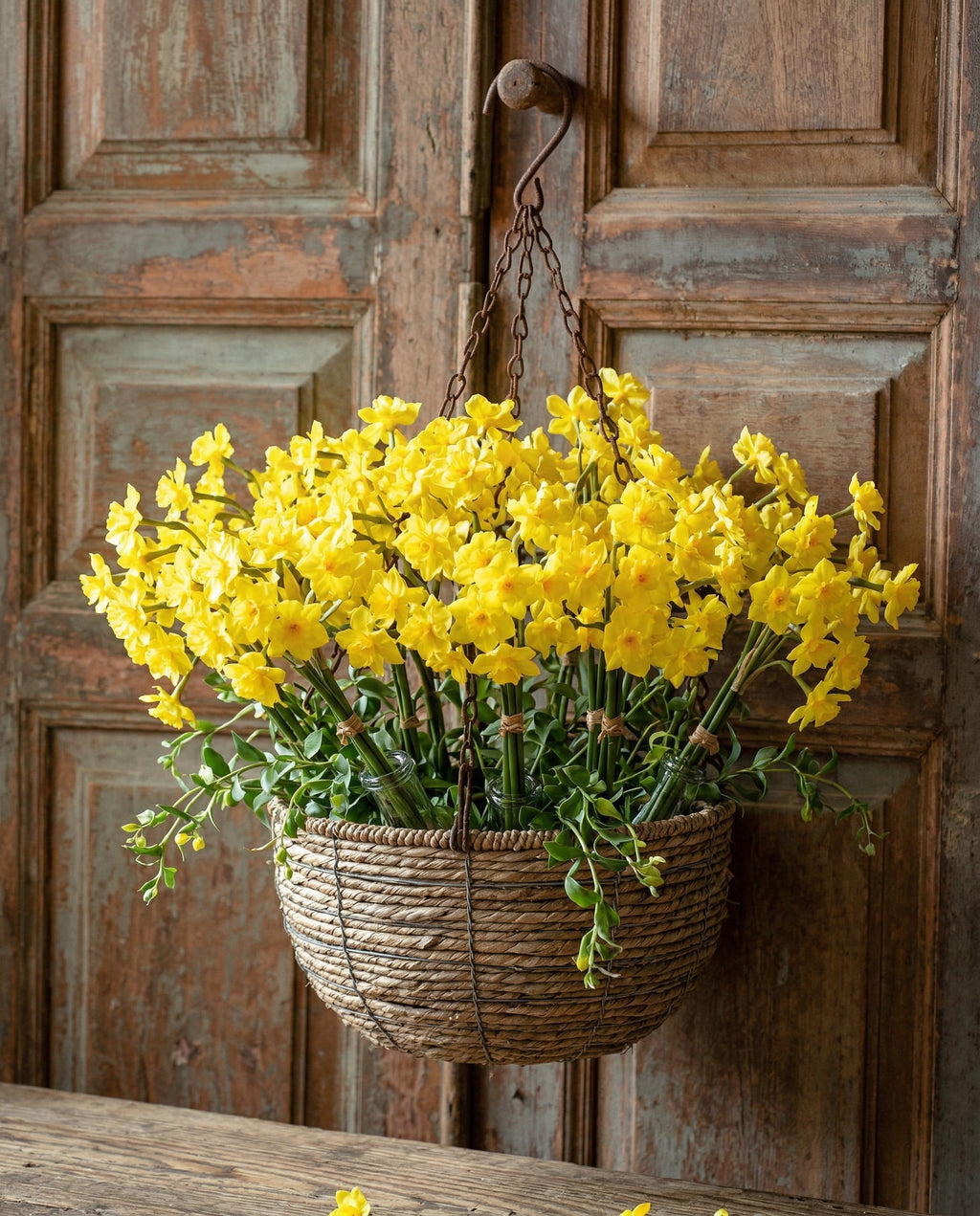 Buttercup Narcissus Flower Bunch