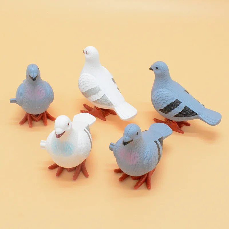 1PC Adult Clockwork Toy Jumping Pigeon | Simulation Animal Cute Winding Toy