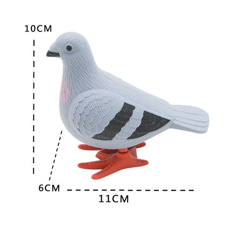 1PC Adult Clockwork Toy Jumping Pigeon | Simulation Animal Cute Winding Toy