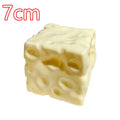 5/6/7CM Jumbo Cheese Cube Stress Ball Shapeable Squeeze Decor
