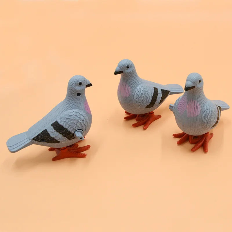 1PC Adult Clockwork Toy Jumping Pigeon | Simulation Animal Cute Winding Toy