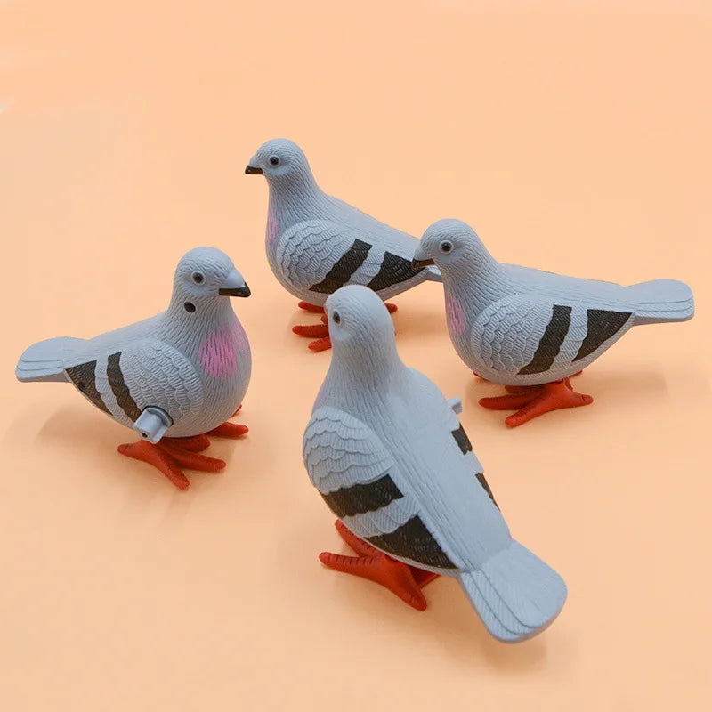 1PC Adult Clockwork Toy Jumping Pigeon | Simulation Animal Cute Winding Toy