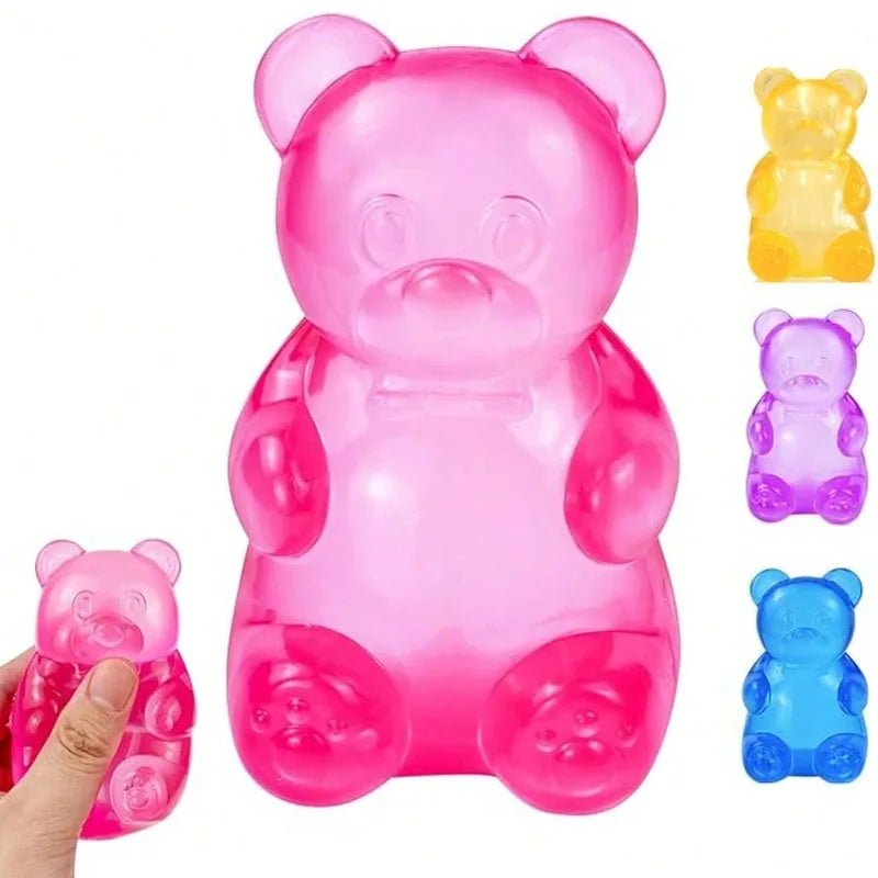 NEEDOH Soft Gummy Bear Fidget Squeeze Toy TPR Sensory Stress Relief
