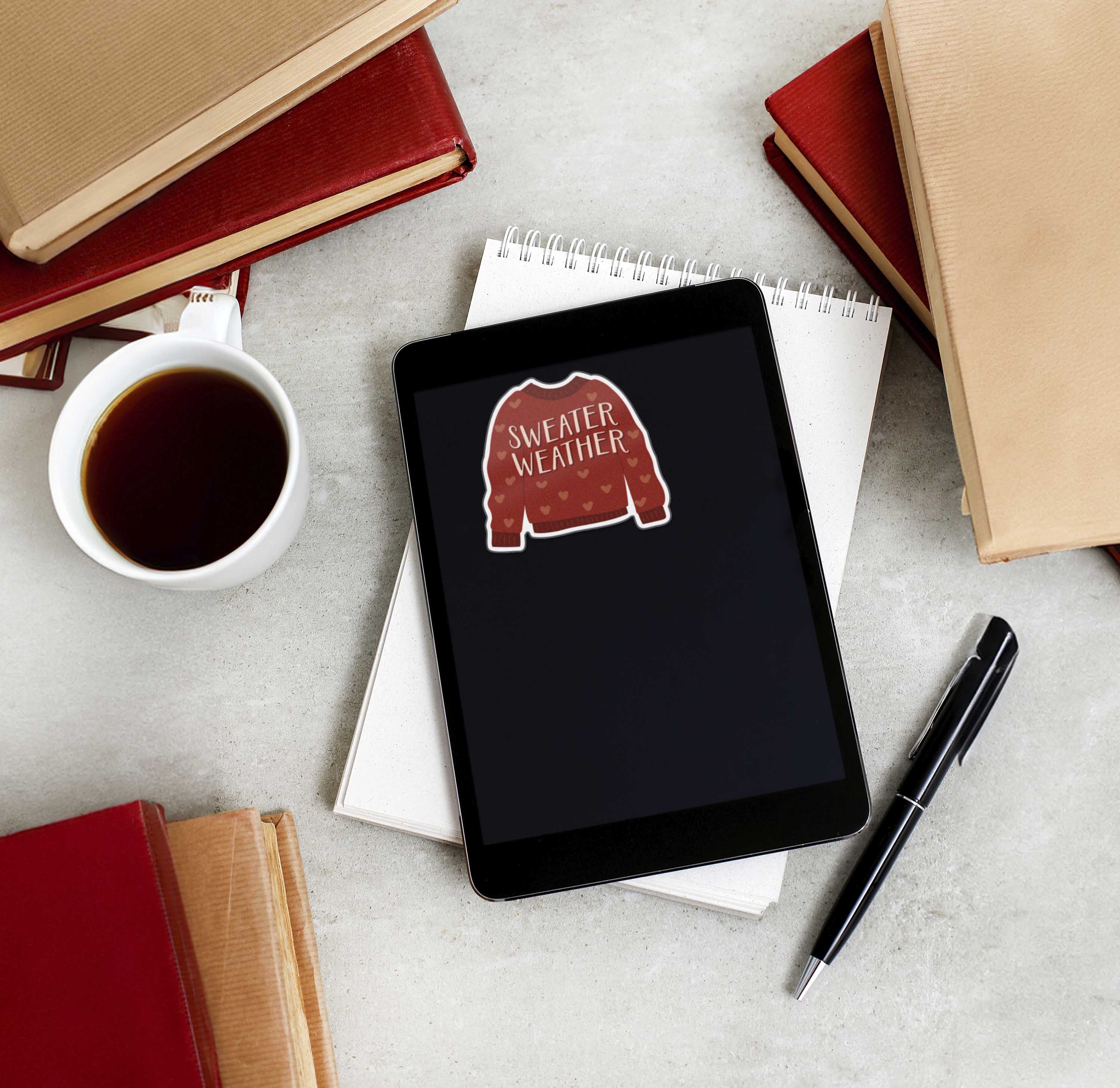 Sweater Weather Sticker