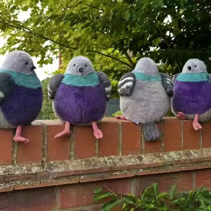 Funny Fat Pigeon Plush Pillow Super Soft bird Plush toy for Bed Sofa Office Non-Slip Machine Washable Cute Home Decor Gift