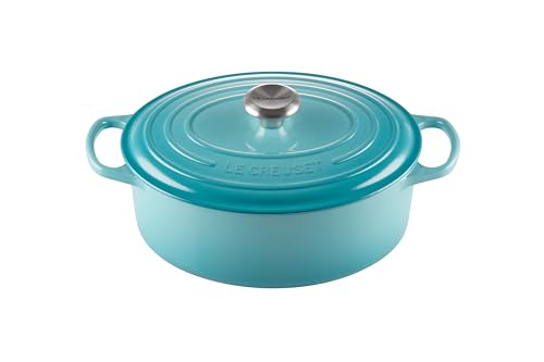 Le Creuset Enameled Cast Iron Signature Oval Dutch Oven 5 qt.  Caribbean