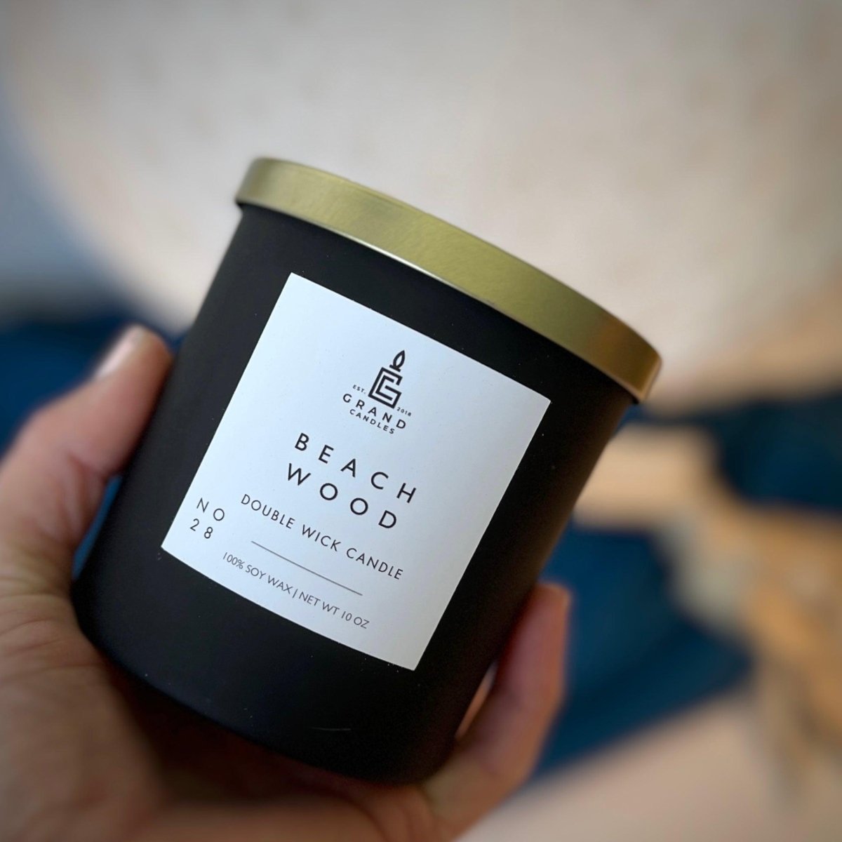 Beachwood + Sea Salt Candle