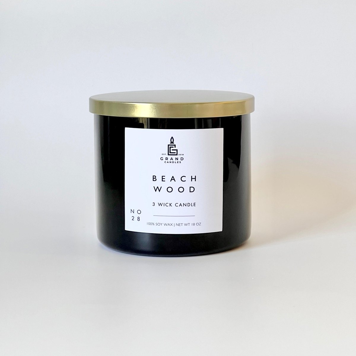 Beachwood + Sea Salt Candle