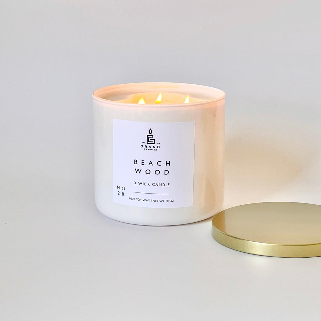 Beachwood + Sea Salt Candle