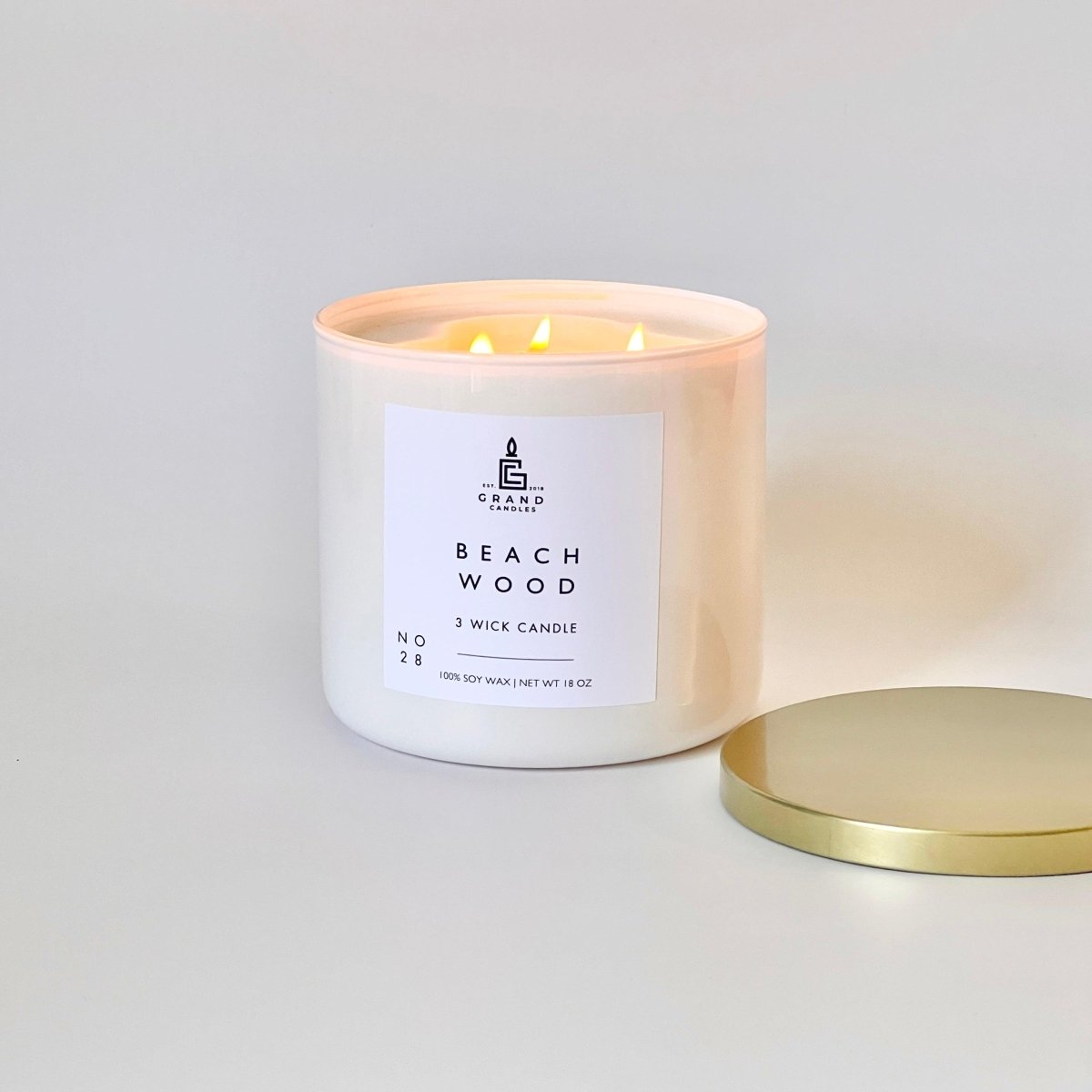 Beachwood + Sea Salt Candle