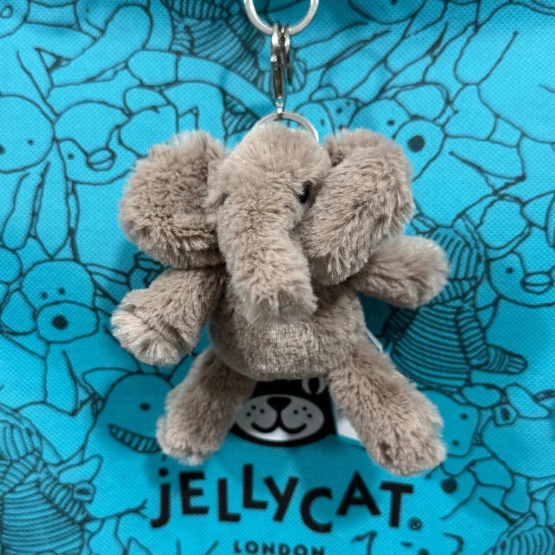 Hot-selling UK limited edition tea bag marshmallow cartoon cat plush interactive toy pet girl gift graduation seasongiftkeychain