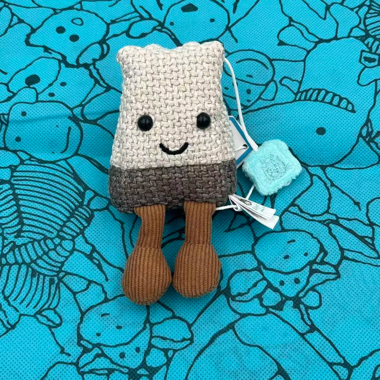 New UK Limited Edition Tea Bag Marshmallows Cartoon Doll Cat Interactive Toy Pet Girl Gift Graduation Season Gift Keychain