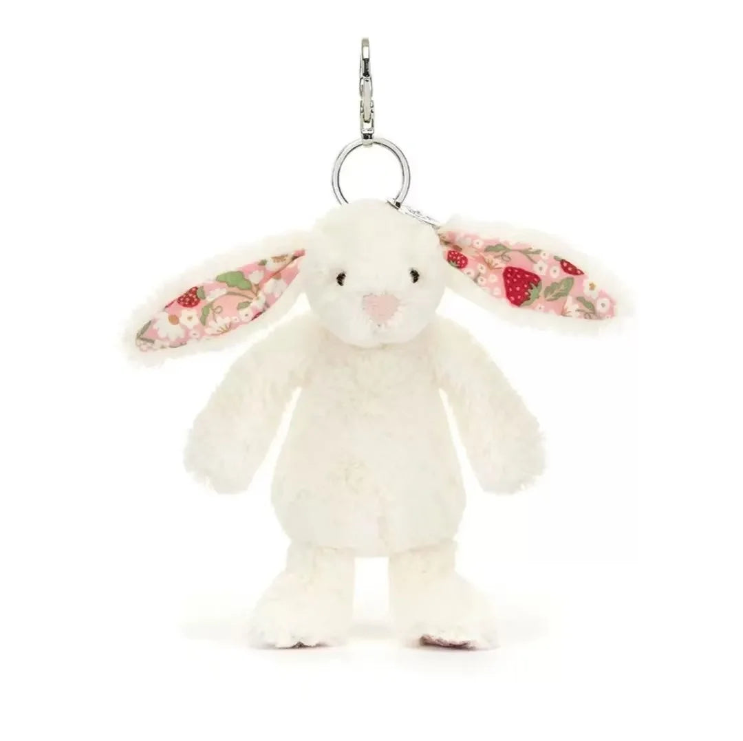 High quality cotton candy plush keychain, sky dragon, croissant toy JC bag charm cake little bear plush keychain decoration gift