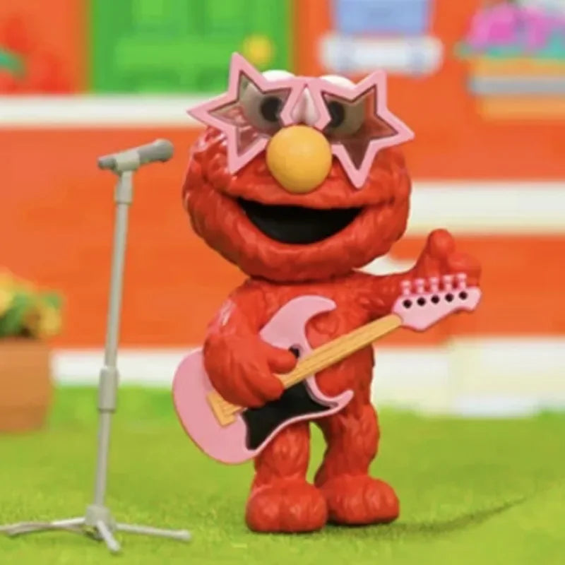 POP MART Sesame Street Basics Genuine Blind Box Mystery Box Guess Bag Toys Doll Cute Anime Figure Desktop