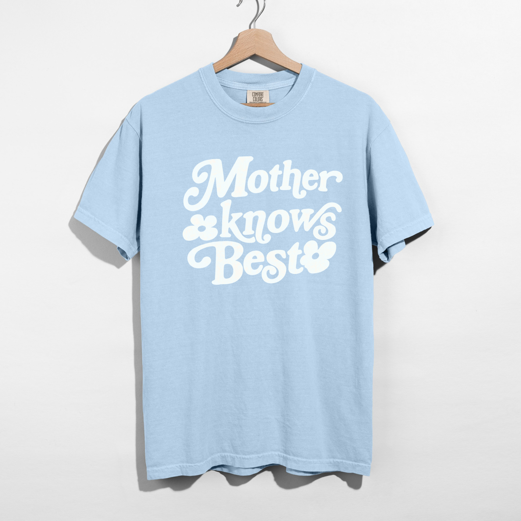 Mother Knows Best Retro Graphic Tee | Vintage Style Mom Shirt
