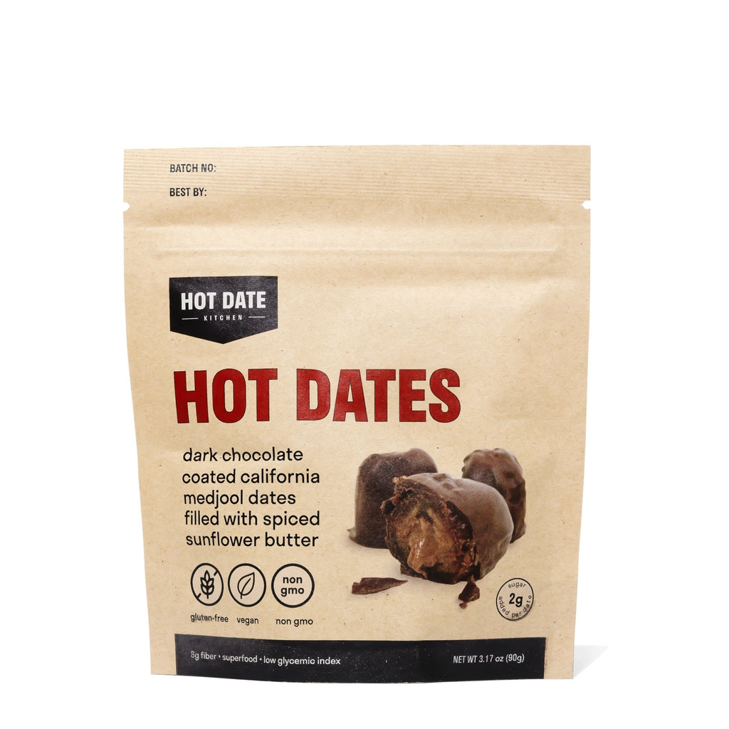 Spiced Dark Chocolate Stuffed Medjool Dates - 4 Pack