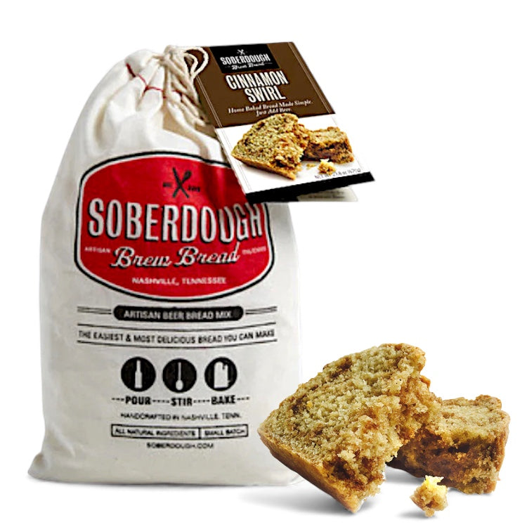 Cinnamon Swirl Flavor Soberdough Brew Bread Baking Kit
