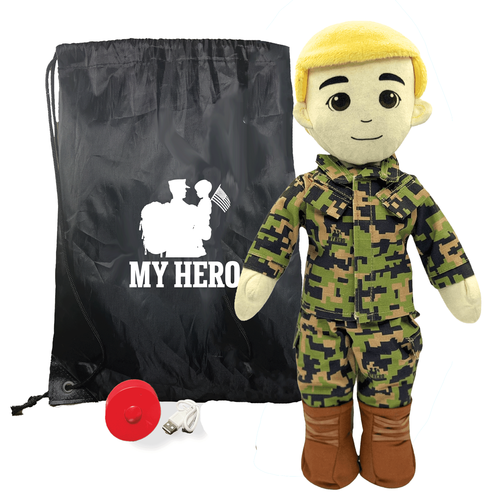 My Hero™ Daddy Doll Marine | Custom Recordable Plush